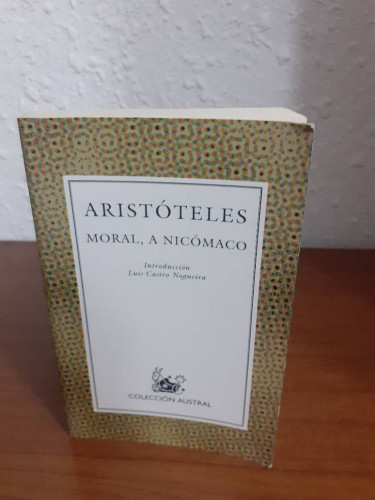 Portada del libro de MORAL A NICOMACO