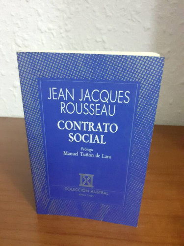 Portada del libro de CONTRATO SOCIAL