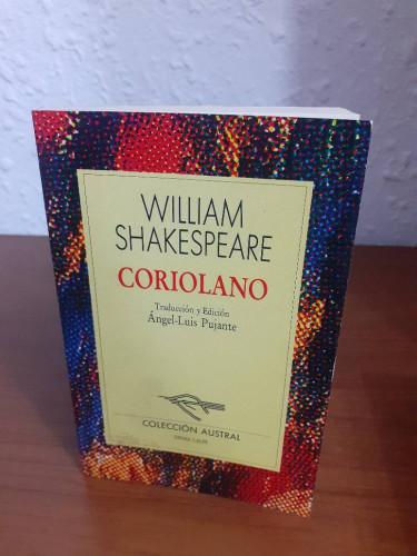 Portada del libro de CORIOLANO