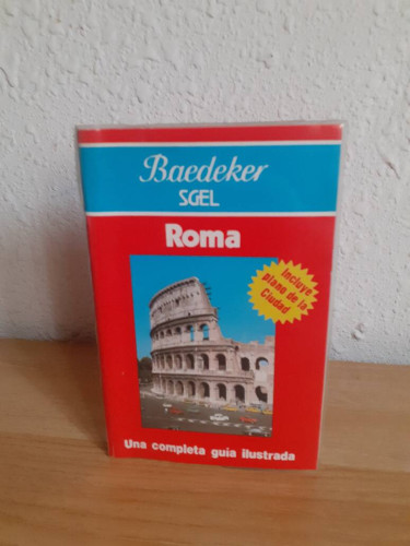 Portada del libro de ROMA UNA COMPLETA GUIA ILUSTRADA INCLUYE PLANO DE LA CIUDAD