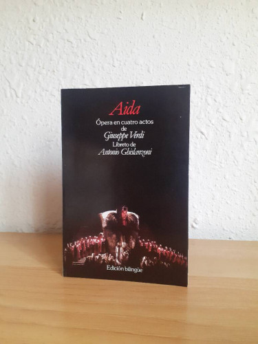 Portada del libro de AIDA OPERA EN CUATRO ACTOS