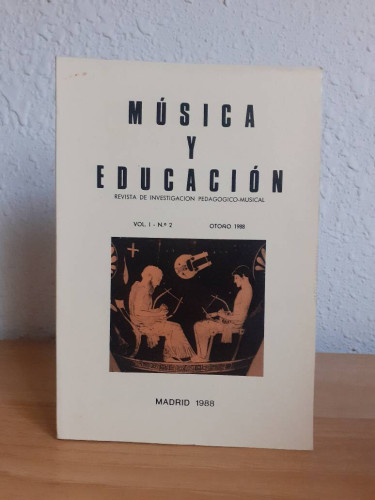 Portada del libro de MUSICA Y EDUCACION REVISTA DE INVESTIGACION PEDAGOGICO MUSICAL VOL I NUM 2