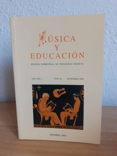 Portada del libro de MUSICA Y EDUCACION REVISTA TRIMESTRAL DE PEDAGOGIA MUSICAL NUM 44
