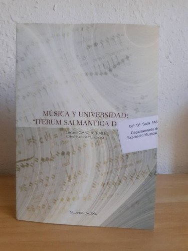 Portada del libro de MUSICA Y UNIVERSIDAD ITERUM SALMANTICA DOCET