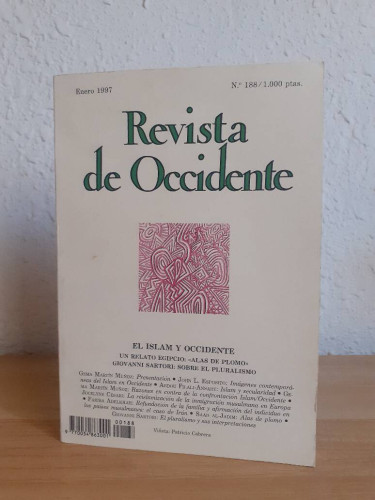 Portada del libro de REVISTA DE OCCIDENTE N 188