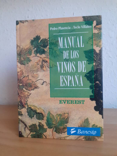 Portada del libro de MANUAL DE LOS VINOS DE ESPAÑA