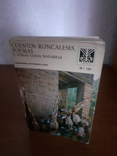 Portada del libro de CUENTOS RONCALESES POEMAS Y OTRAS COSAS NAVARRAS