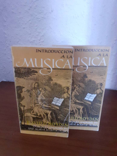 Portada del libro de INTRODUCCION A LA MUSICA // 2 TOMOS