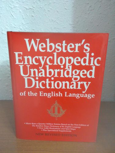 Portada del libro de WEBSTER'S ENCYCLOPEDIC UNABRIDGED DICTIONARY OF THE ENGLISH LANGUAGE