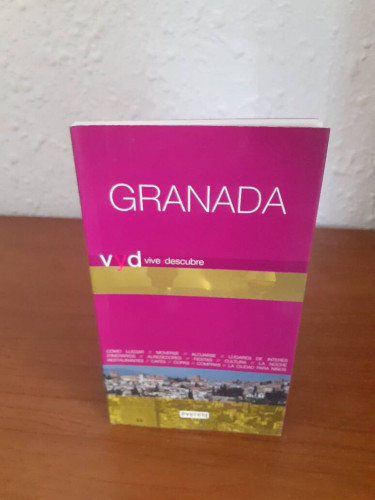 Portada del libro de GRANADA VIVE Y DESCUBRE